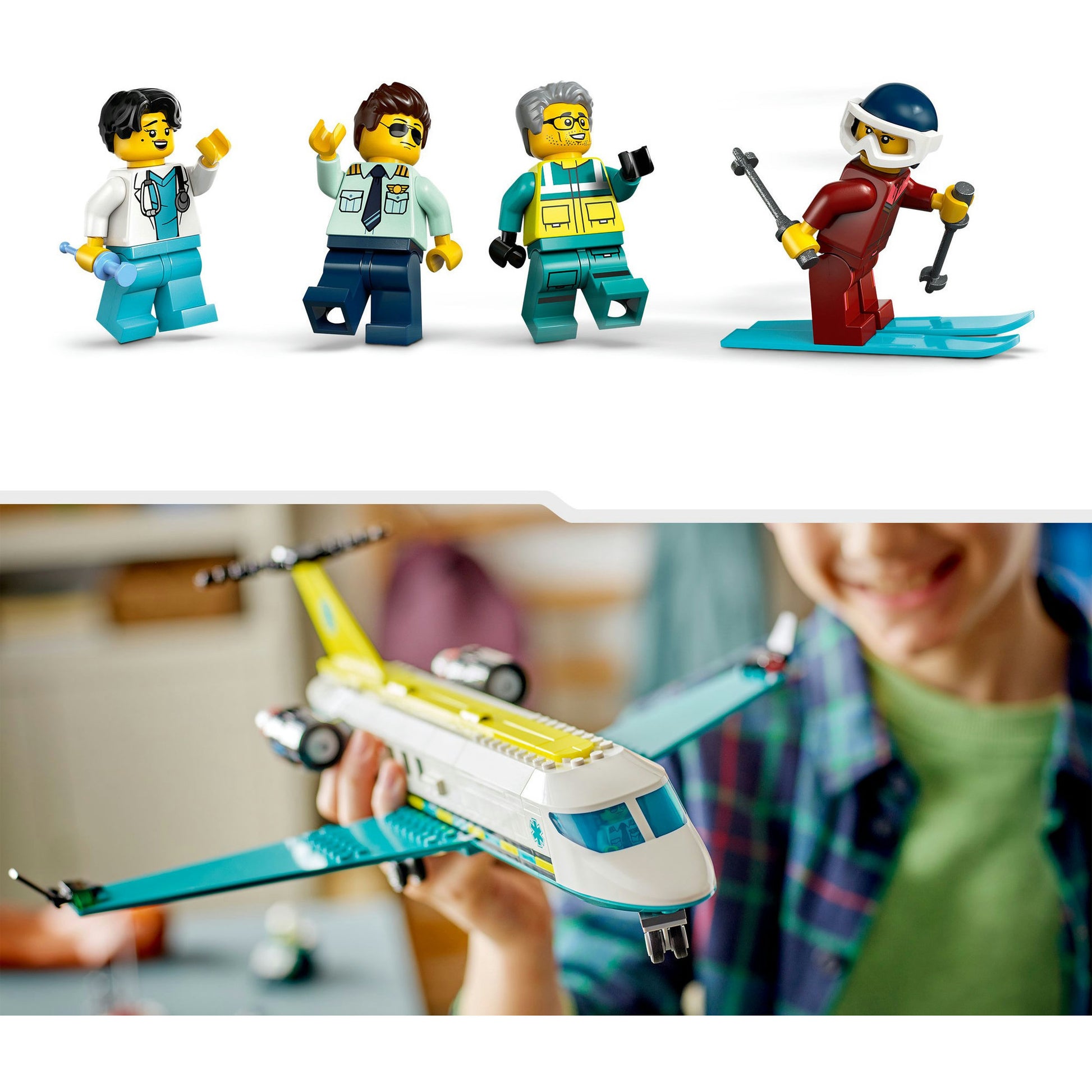 Lego city 60465 ambulancevliegtuig