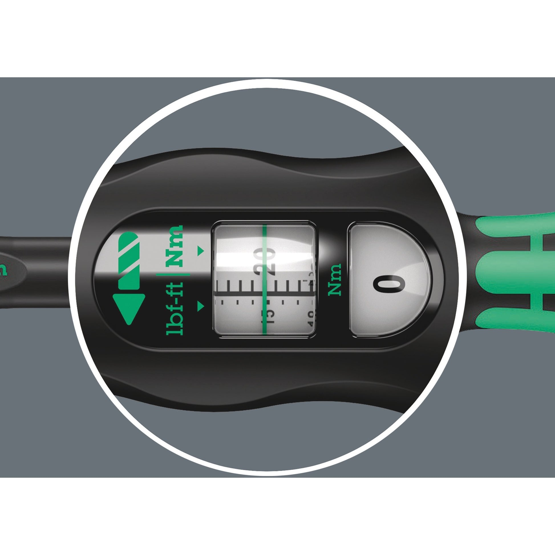 Wera click-torque a6 set 1 draaimomentsleutel (zwart groen)