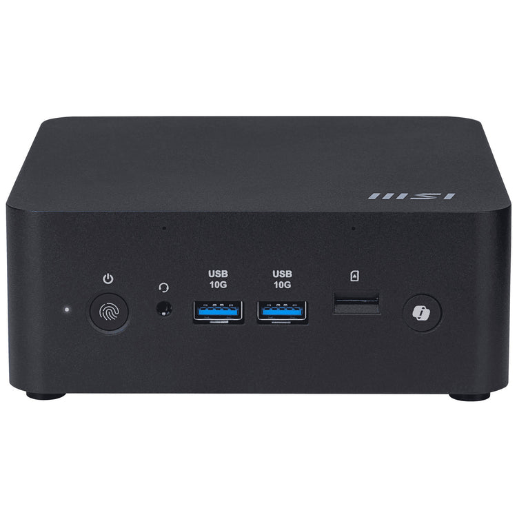 Msi cubi nuc ai+ 2mg-007eu pc-systeem (zwart | core ultra 7 258v | arc graphics 140v | 32 gb | 1 tb ssd)
