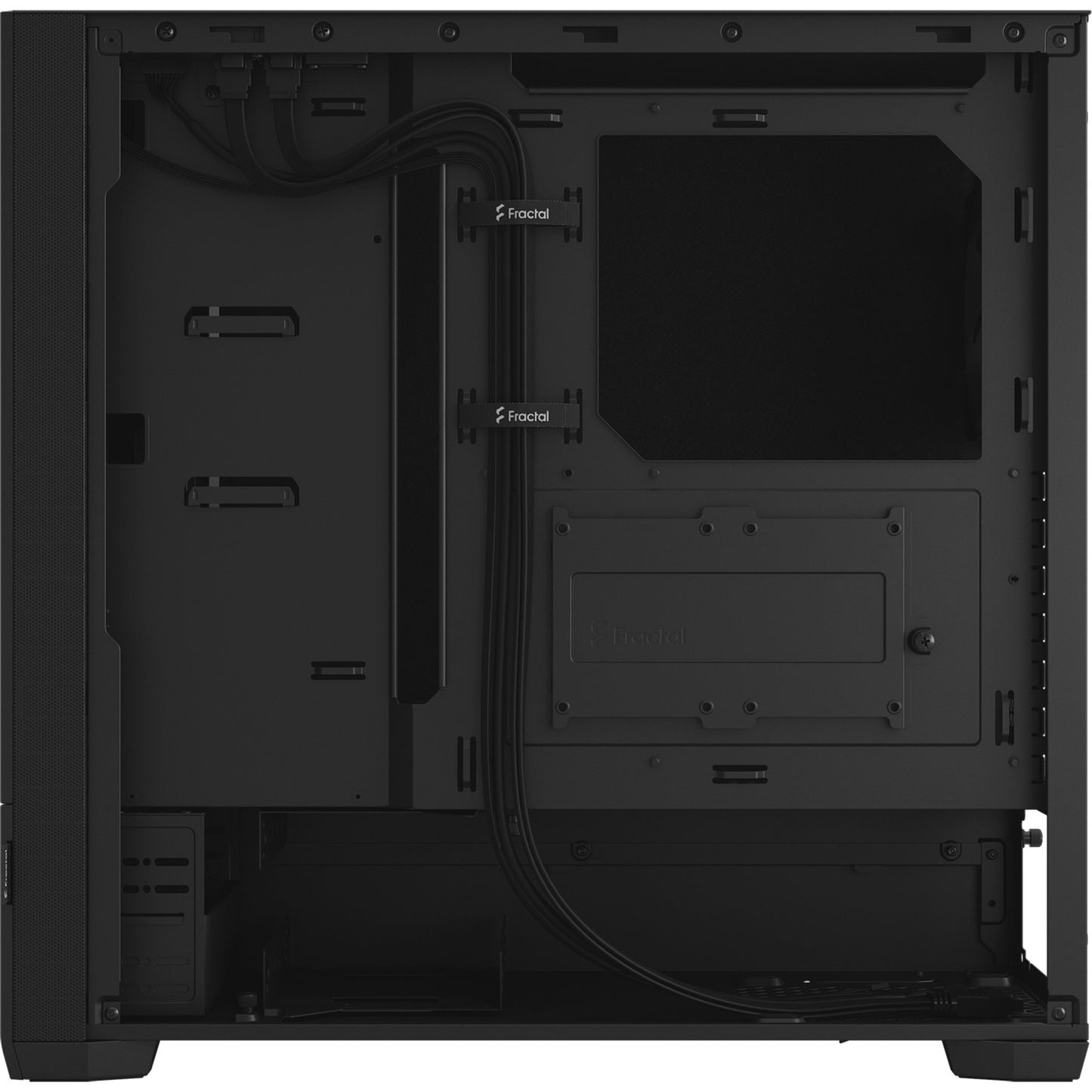 Fractal design pop silent midi tower behuizing (zwart | 2x usb-a)