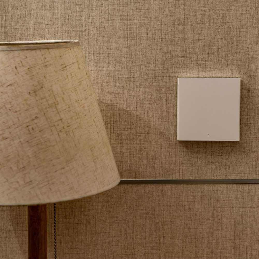 Aqara smart wall switch h1 enkelvoudige schakelaar (antraciet, zigbee 3.0)