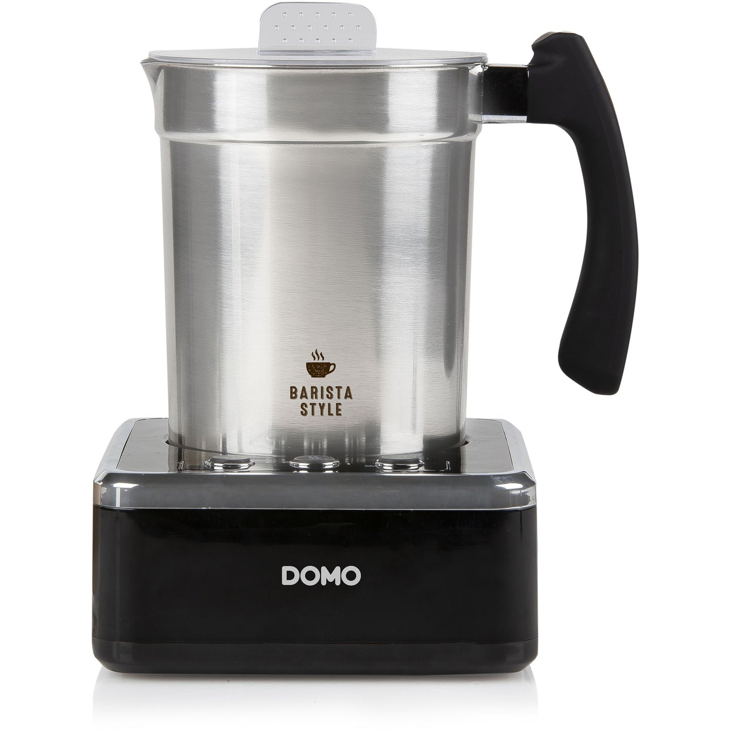 Domo melkopschuimer do717mf (inox zwart)