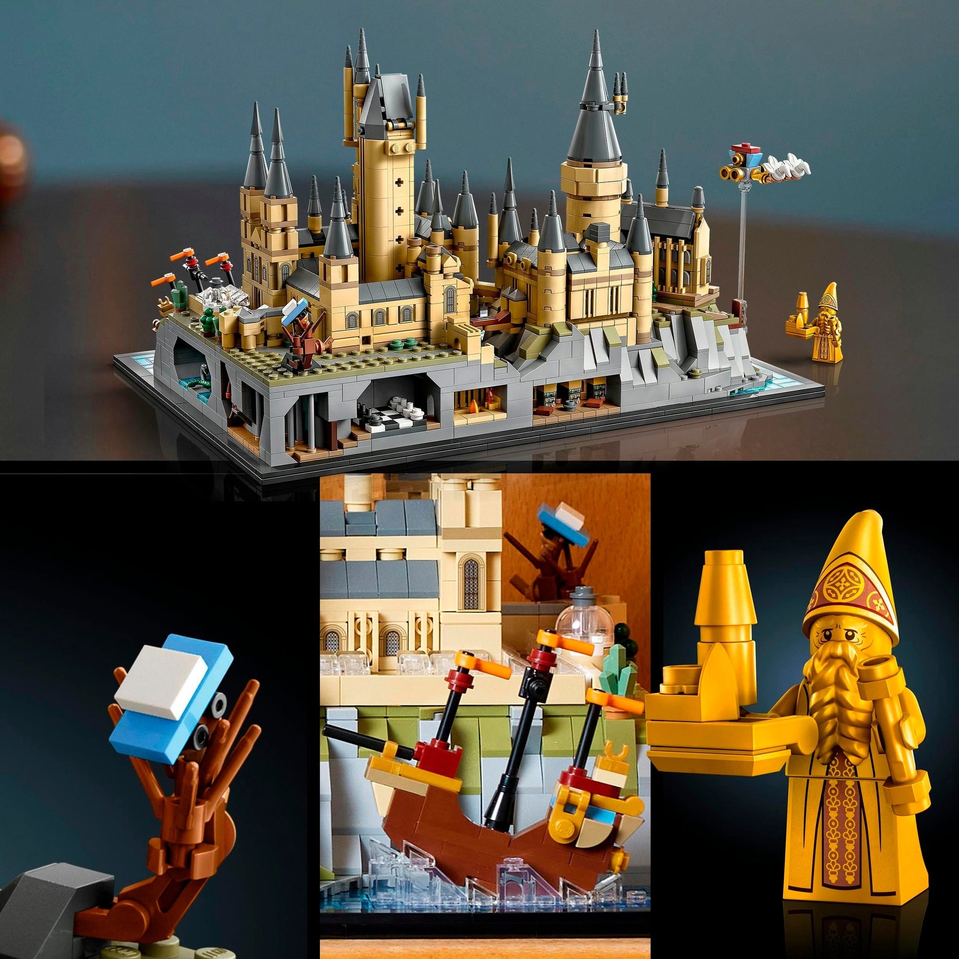 Lego harry potter - kasteel zweinstein en terrein constructiespeelgoed (76419)