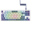 Trust gxt 872 xyra mechanisch tkl-gamingtoetsenbord (wit, us lay-out (qwerty), leobog seiya, 80% (tkl), rgb, hot swap)