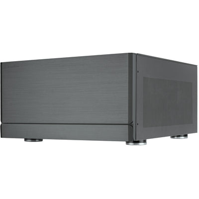 Silverstone crown 04 htpc behuizing (donkergrijs | 4x usb-a | 1x usb-c)
