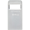 Kingston datatraveler micro 64 gb usb-stick (zilver, dtmc3g2 64gb, usb 3.2 gen 1)