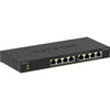 Netgear 8-poorts gigabit ethernet unmanaged poe+ essentials switch (gs308lp) (zwart, 60 watt poe)