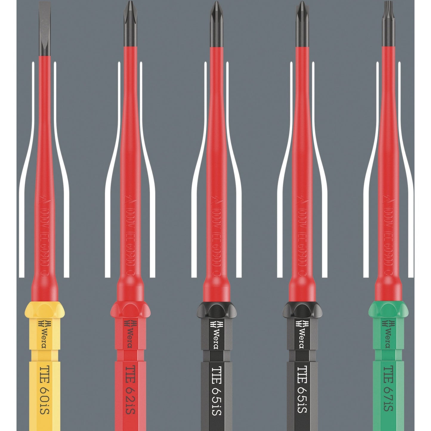Wera kraftform kompakt vde 16 extra slim 1 tool finder schroevendraaier (rood geel, 16‑delig)