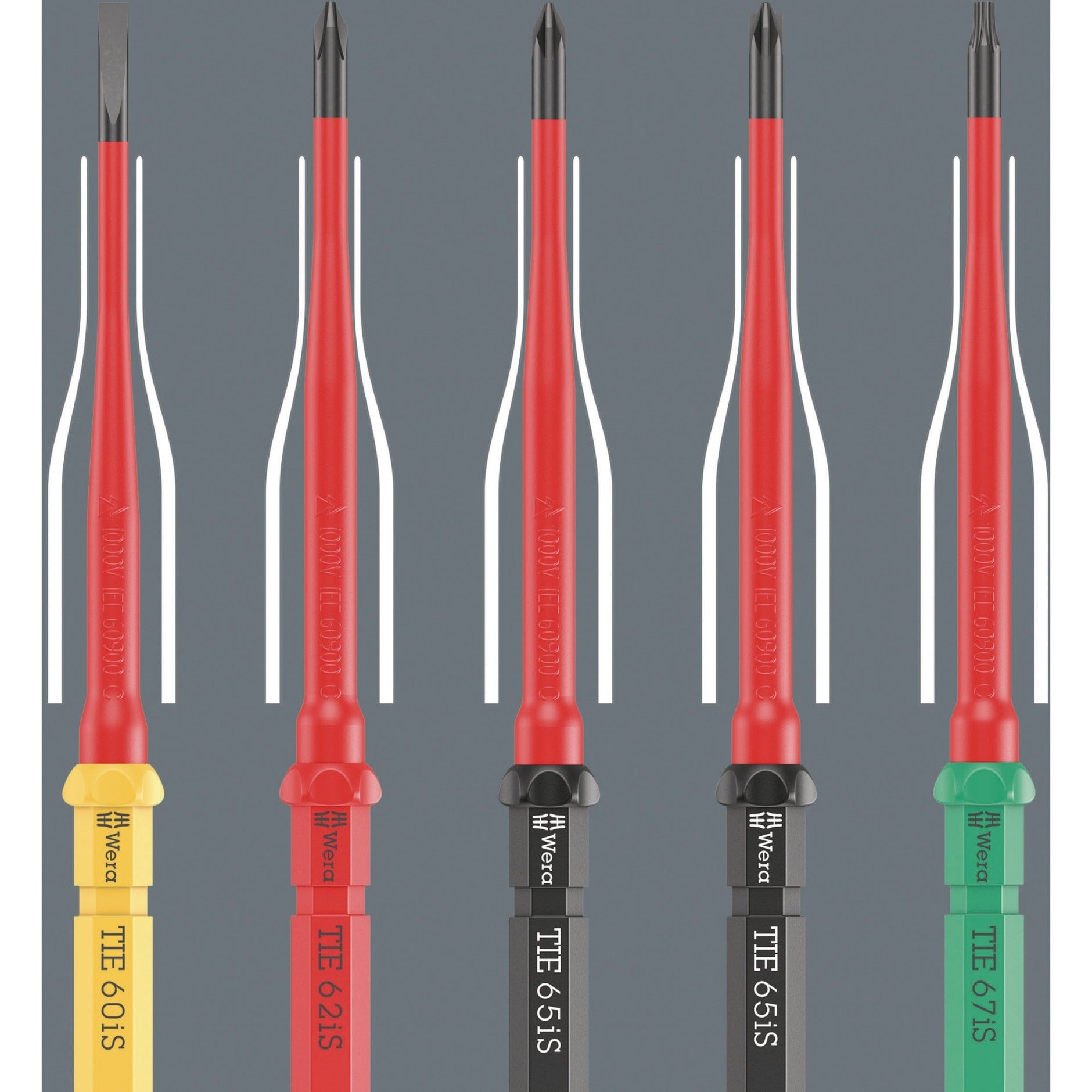 Wera kraftform kompakt vde 16 extra slim 1 tool finder schroevendraaier (rood geel, 16‑delig)