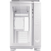 Asus tuf gaming gt502 midi tower behuizing (wit | 2x usb-a | 1x usb-c | tempered glass)