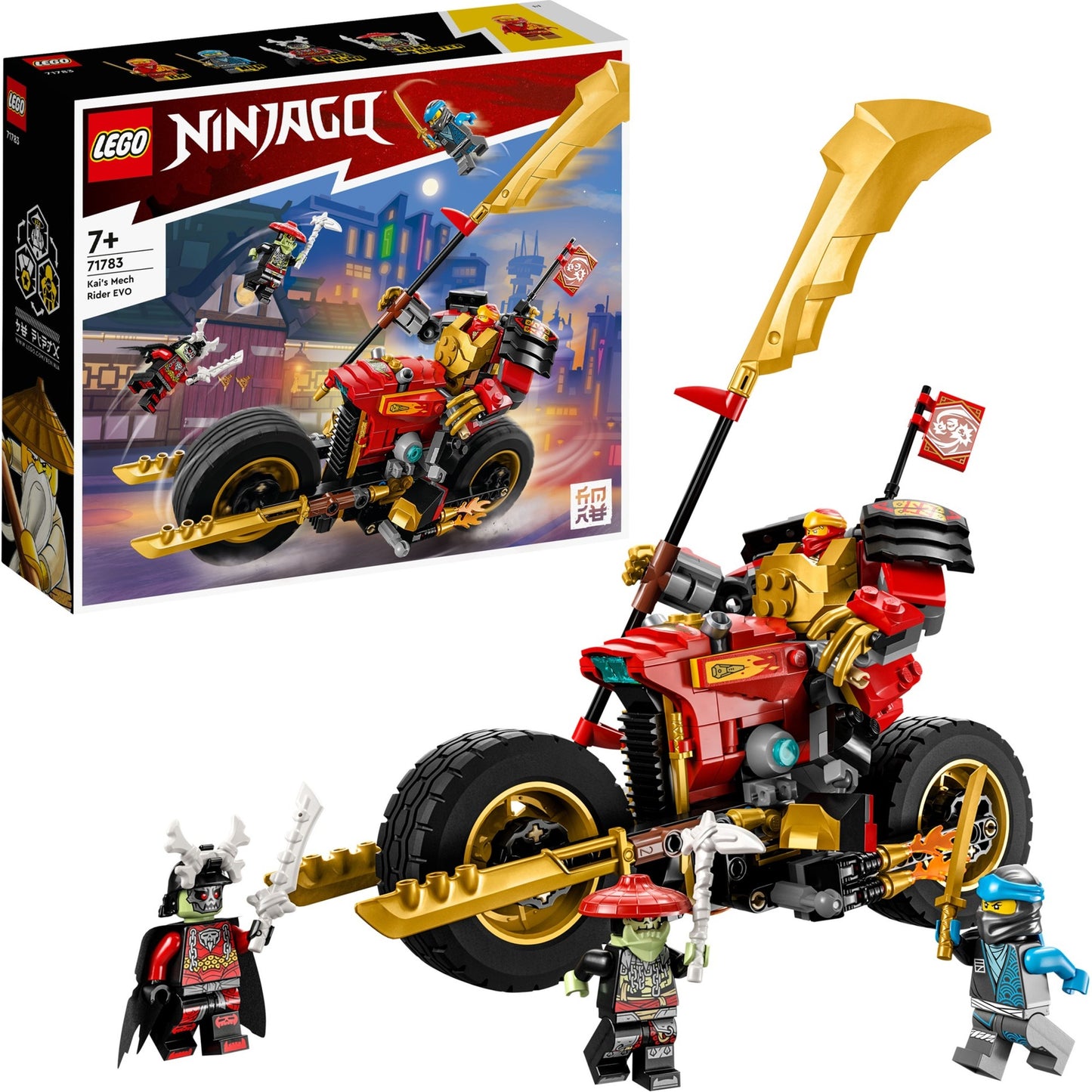 Lego ninjago - kai’s mech rider evo constructiespeelgoed (71783)