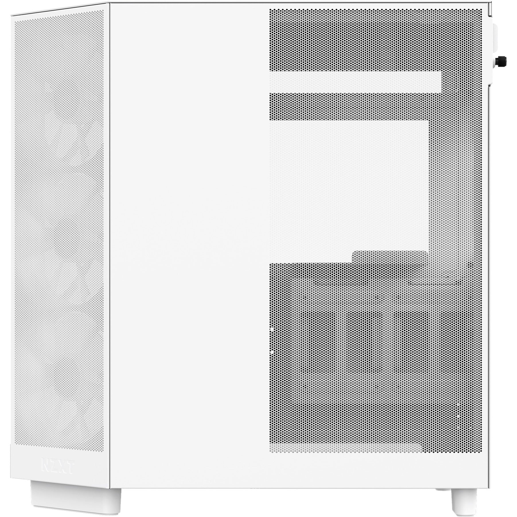 Nzxt h6 flow rgb midi tower behuizing (wit | 2x usb-a | 1x usb-c | rgb | tempered glass)