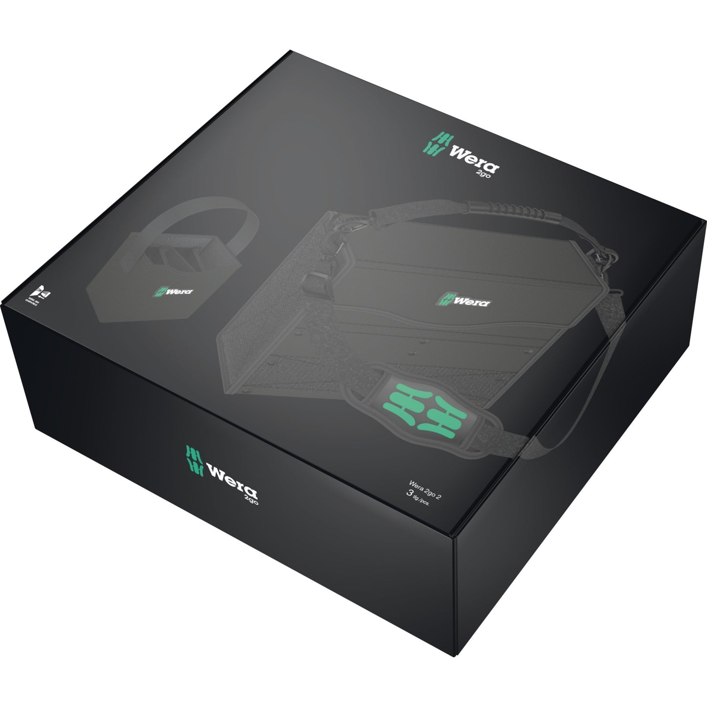 Wera 2go 2 tas (zwart)