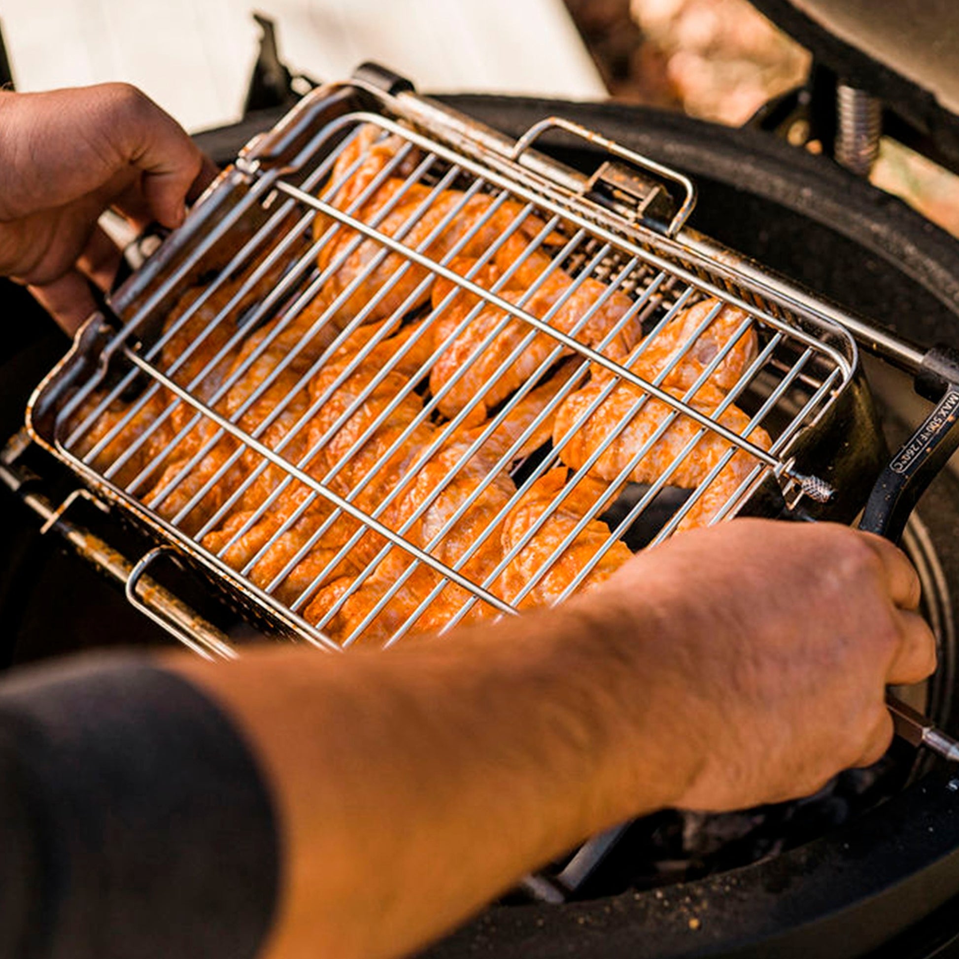 Kamado joe joetisserie basket set grillkorf
