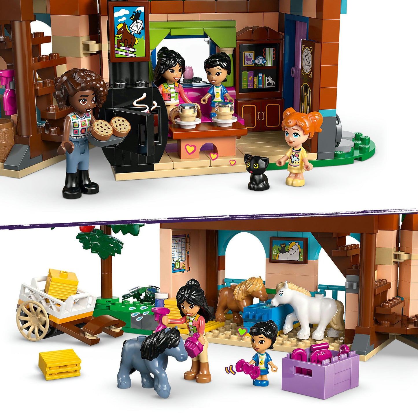 Lego friends - ponyboerderij en stal constructiespeelgoed (42654)