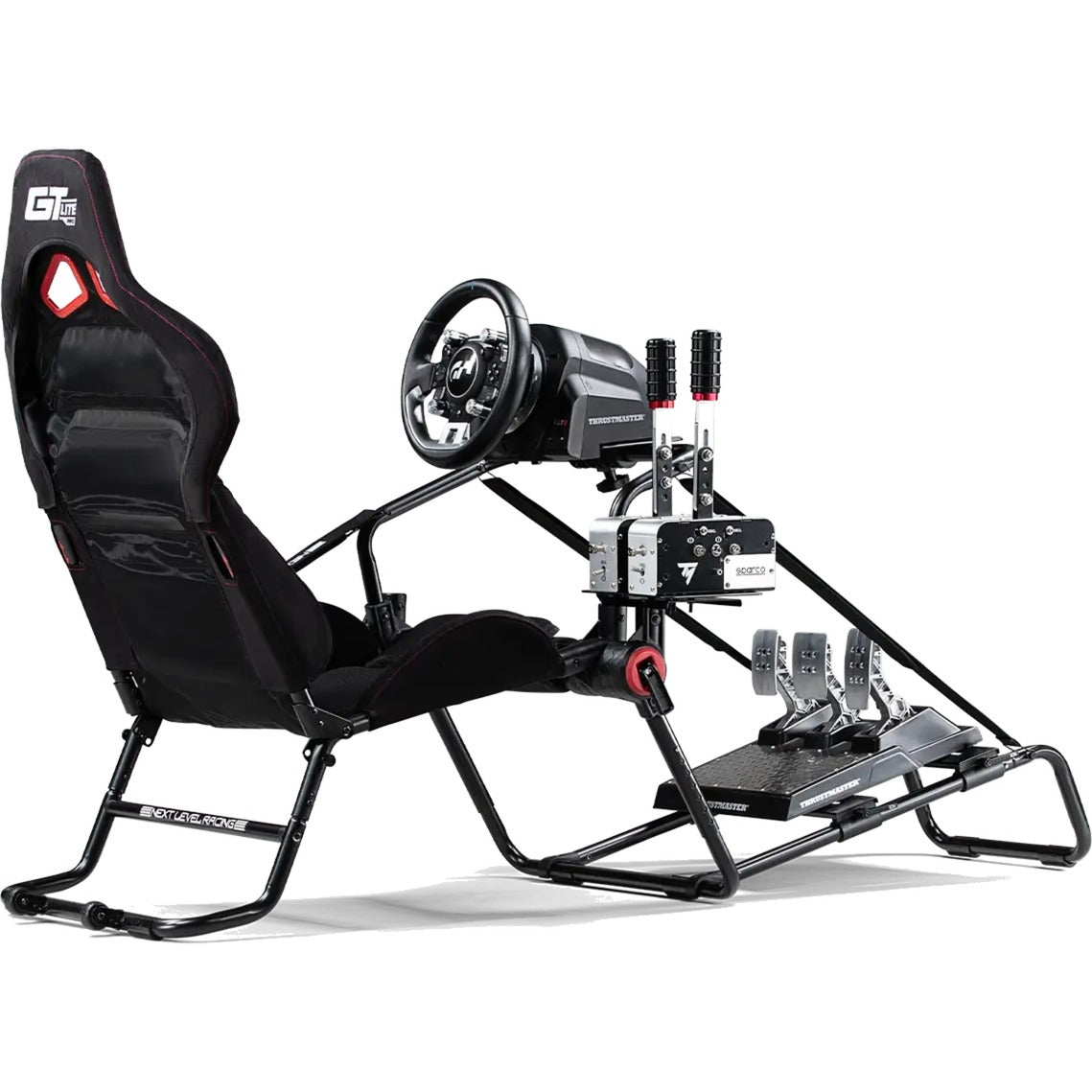 Next level racing gt lite pro foldable racing simulator (zwart)