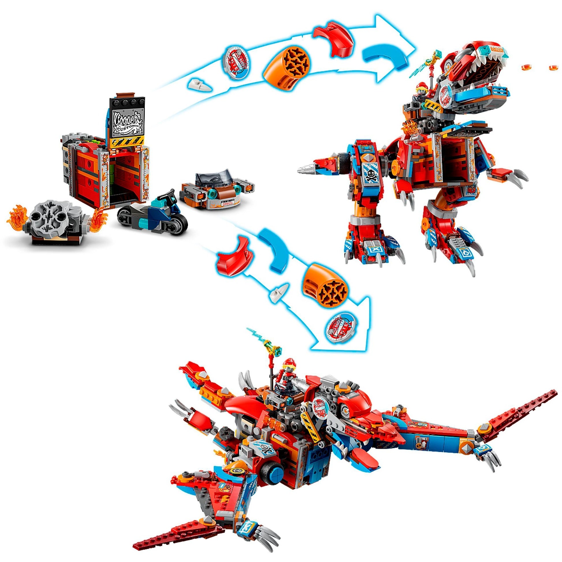 Lego dreamzzz coopers robotdinosaurus c. rex - 71484