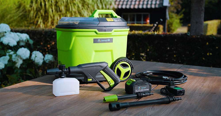 Aqua2go gd850 evo mobile battery pressure cleaner 21l