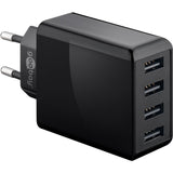 Goobay 4-way usb charger (30 w) (zwart, 4x usb-a) - afbeelding 2