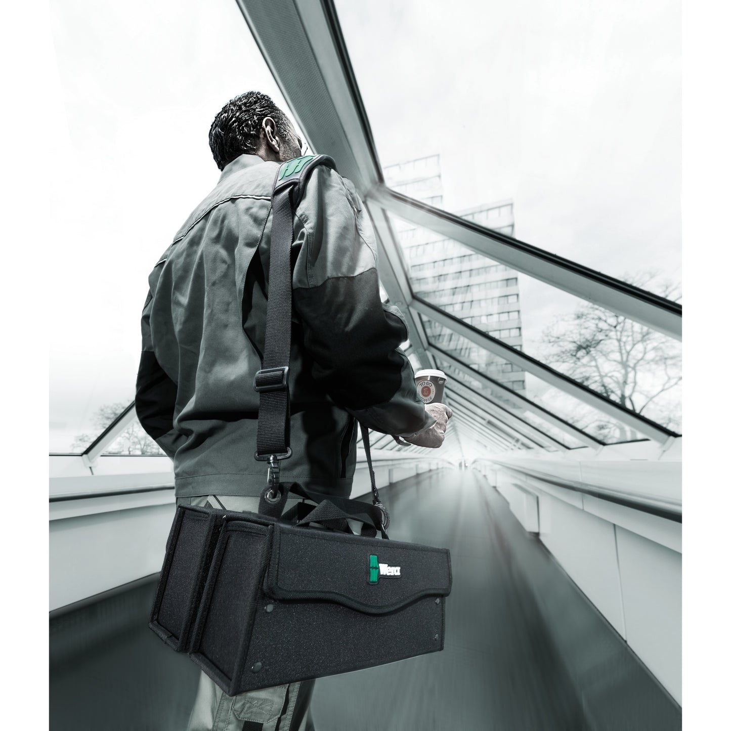 Wera 2go 3 gereedschapsbox (zwart)