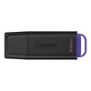 Kingston datatraveler exodia 512 gb usb-stick (zwart lila, usb-a 3.2 gen 1 (5 gbit s))