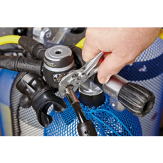 Knipex 86 03 250 sleuteltang - 250 mm - verchroomd - sleutelwijdte tot 52 mm 2 inch - kunststof bekleed