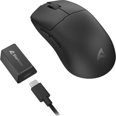 Sharkoon skiller sgm70w gaming muis (zwart, 400 - 26.000 dpi)