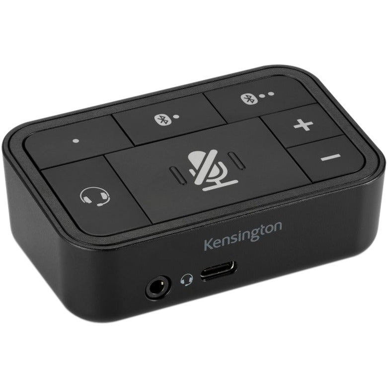 Kensington universal 3-in-1 pro audio headset switch (bluetooth, usb, 3,5mm audio)