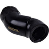 Alphacool eiszapfen angled adaptor double-45 graden aansluiting (zwart)