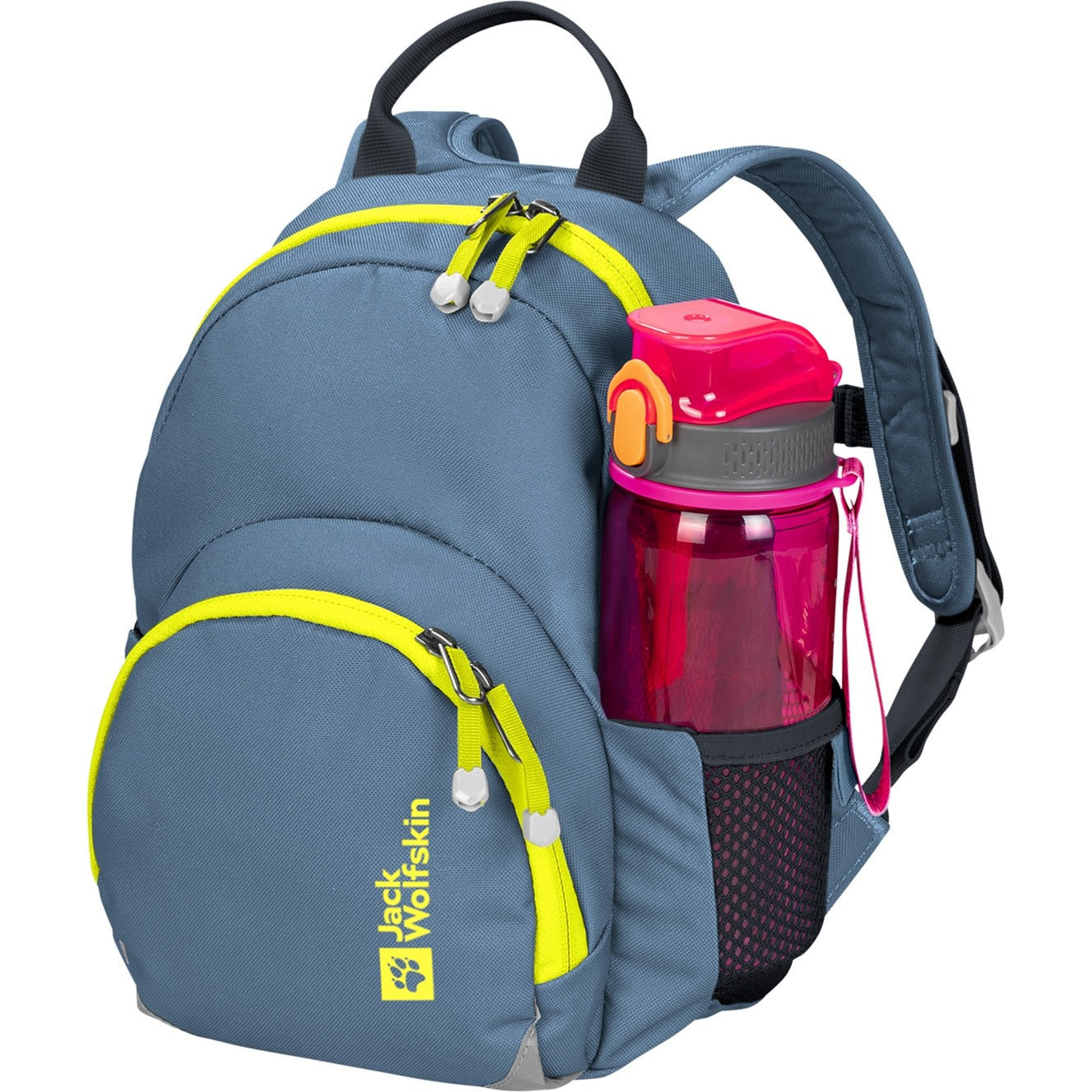 Jack wolfskin buttercup rugzak (blauw neongeel, 4,5 liter)