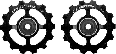 Cyclingceramic 14t derailleur pulleys for shimano sram