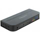 Delock hdmi kvm-switch (zwart, 4k 60 hz, usb 3.0, audio) - afbeelding 1