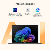 Asus vivobook 14 m1407ga-ly012w 14 copilot+ laptop (zilver | ryzen ai 7 445 | radeon 840m | 16 gb | 512 gd ssd) - afbeelding 16