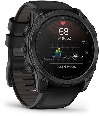 Garmin tactix® 8 - 51 mm amoled sapphire black titanium dlc smartwatch