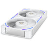 Nzxt f240x rgb case fans (wit, 2 stuks, 240 x 120 x 30 mm, pwm)