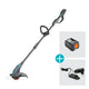 Gardena powertrim 30 18v set 4.0 ah met 18v p4a accu grastrimmer (grijs turquoise, accu en lader inbegrepen)