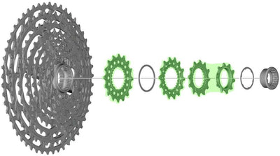 Shimano sprocket wheel for cs-m9100 m8100 m7100