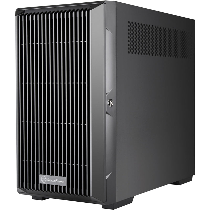 Silverstone cs382 mini tower behuizing (zwart | 2x usb-a | 1x usb-c)