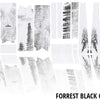 Unleazhed unscratch - frame protection film gravelbike bpg01 forest black