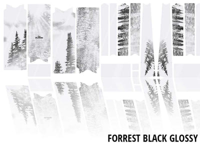 Unleazhed unscratch - frame protection film gravelbike bpg01 forest black