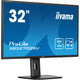 Iiyama prolite xb3270qsu-b1 31.5 monitor (zwart, hdmi, displayport, 3x usb-a, usb-b)