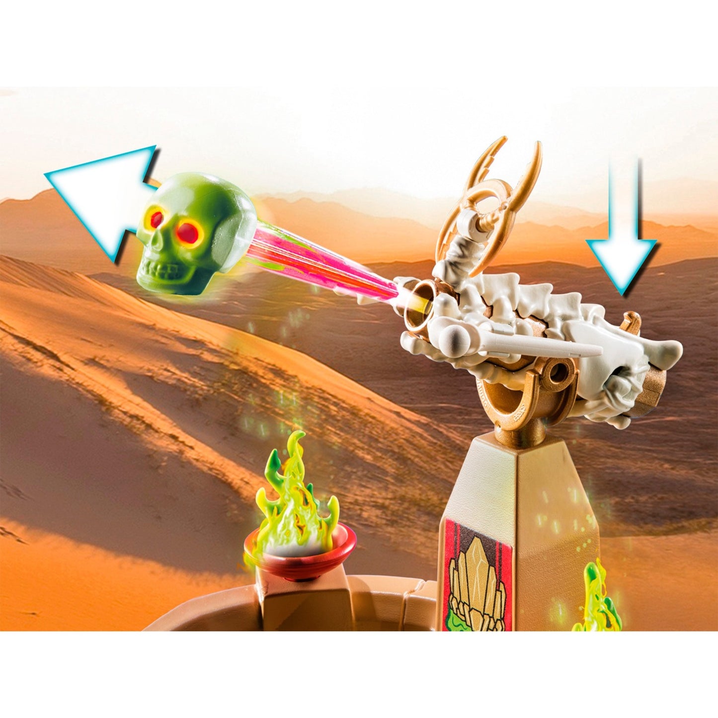 Playmobil novelmore - sal'ahari sands - tempel van het skelettenleger constructiespeelgoed (70751)