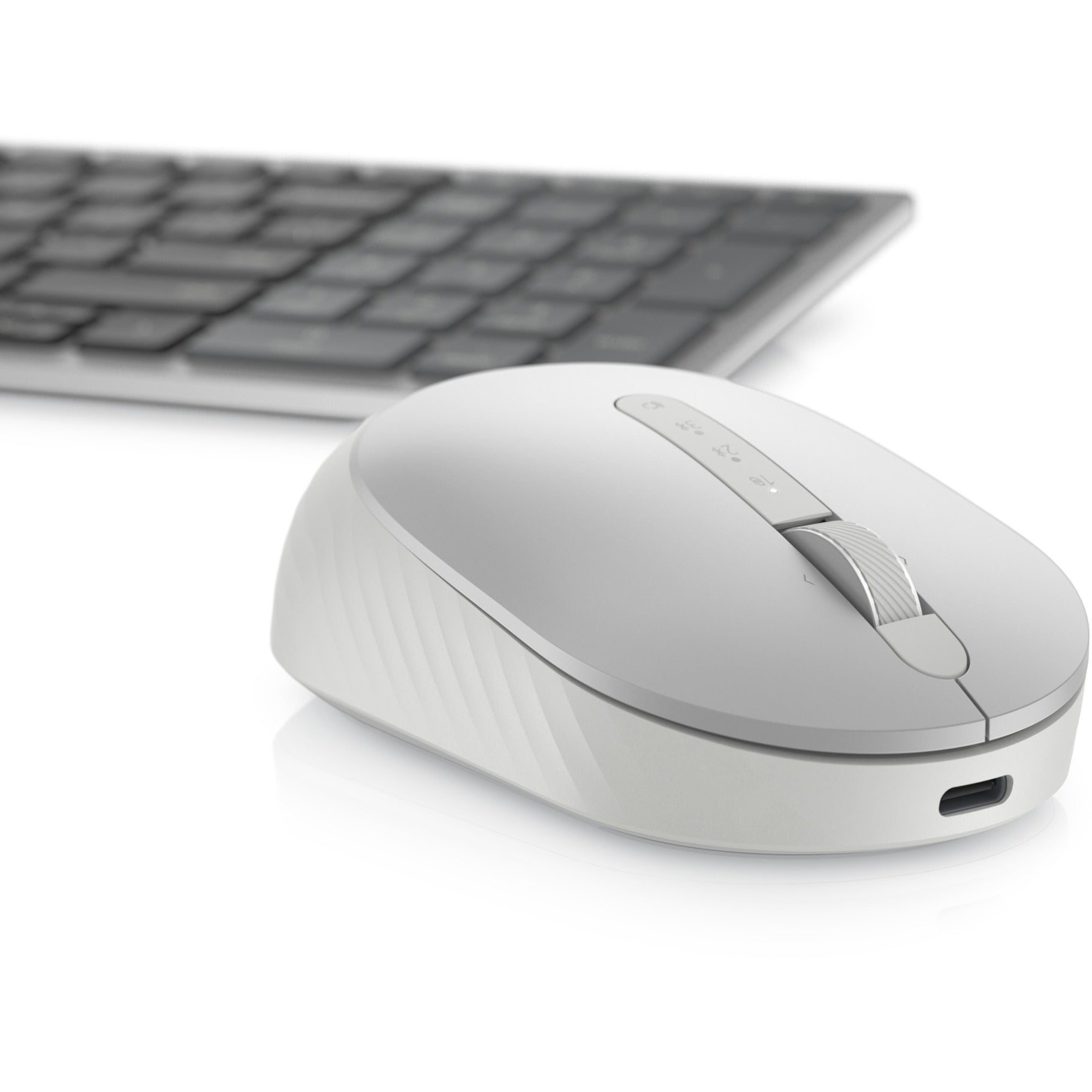 Dell pro premium compacte muis - ms7421w (zilver wit, 1000 - 4000 dpi)