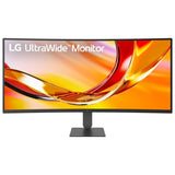Lg ultrawide 34u640b-b 34 curved monitor (zwart, hdmi, displayport, usb, amd freesync, 144 hz) - afbeelding 1