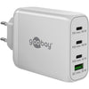 Goobay 100w gan usb-c pd multiport quick charger (wit)