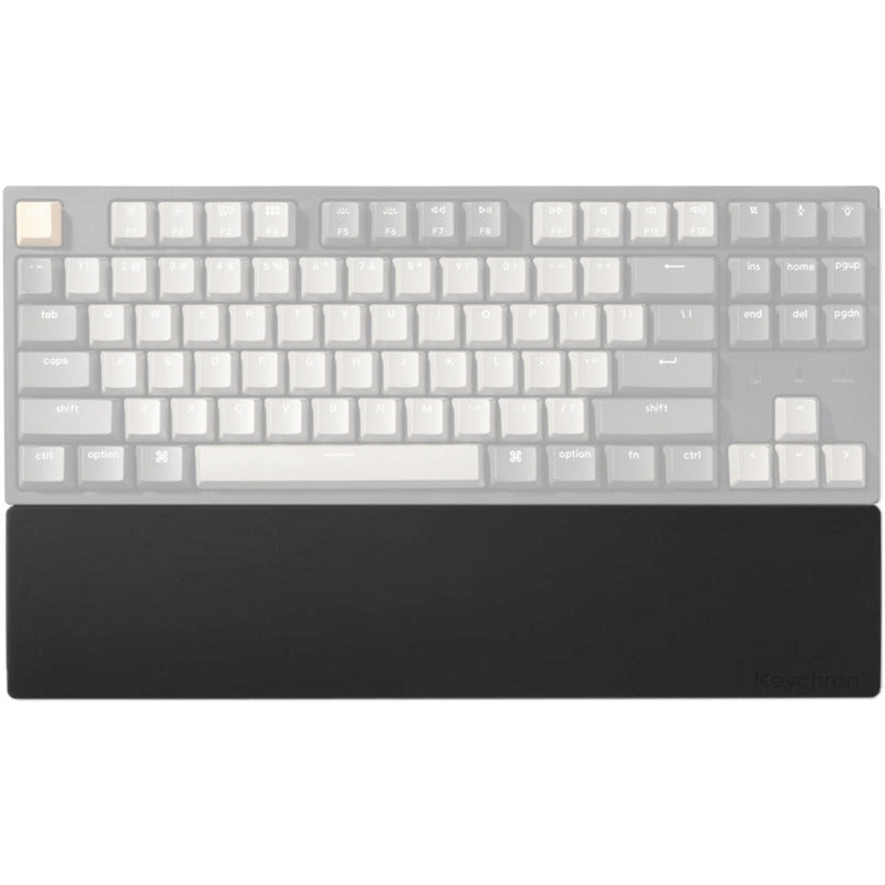 Keychron silicone palm rest voor k8 k8 pro k8 max c1 c1 pro l4 polssteun (zwart)