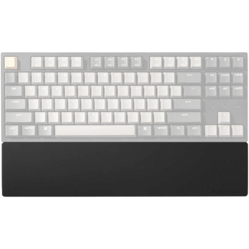 Keychron silicone palm rest voor k8 k8 pro k8 max c1 c1 pro l4 polssteun (zwart)