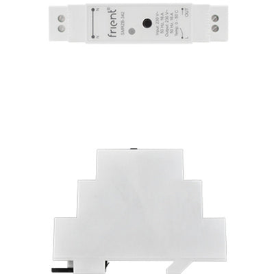 Frient smart din relay relais (lichtgrijs, zigbee)