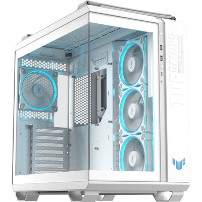 Asus tuf gaming gt502 horizon argb midi tower behuizing (wit | 3x usb-a | 1x usb-c | tempered glass)