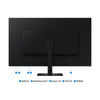 Samsung viewfinity s7 s70d uhd 37 4k uhd monitor (zwart, 1x hdmi, 1x displayport, lan)